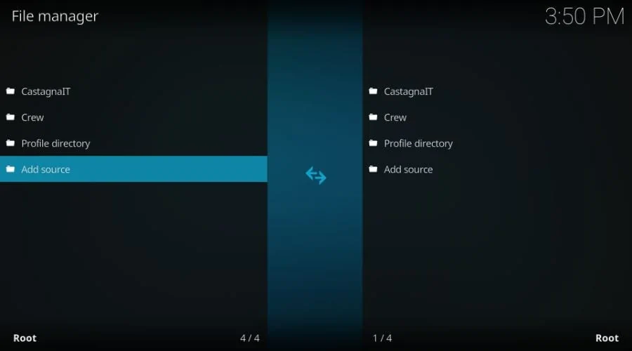Select Add source