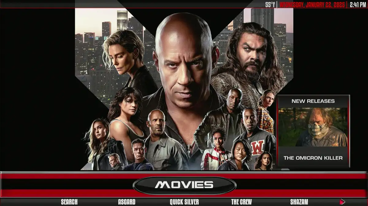 atomic build for kodi