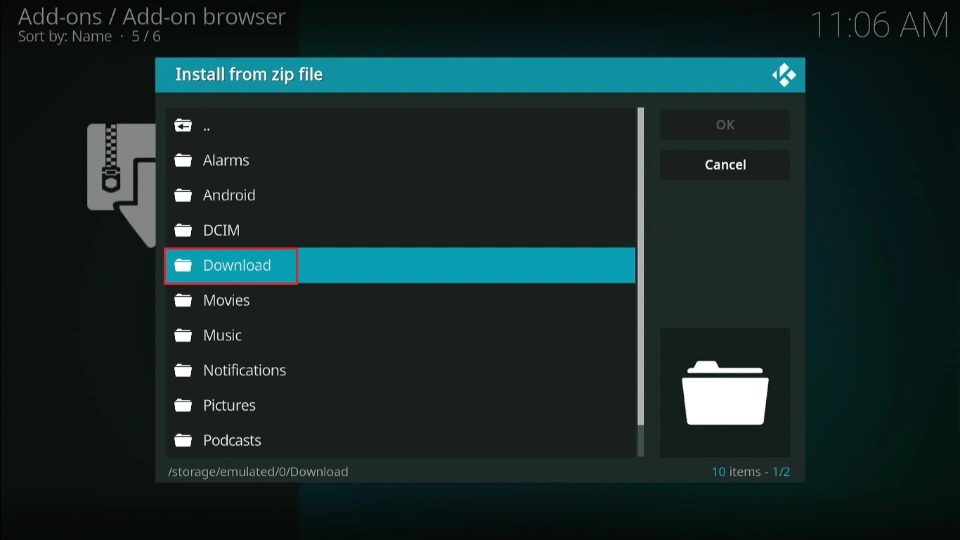 Select Download