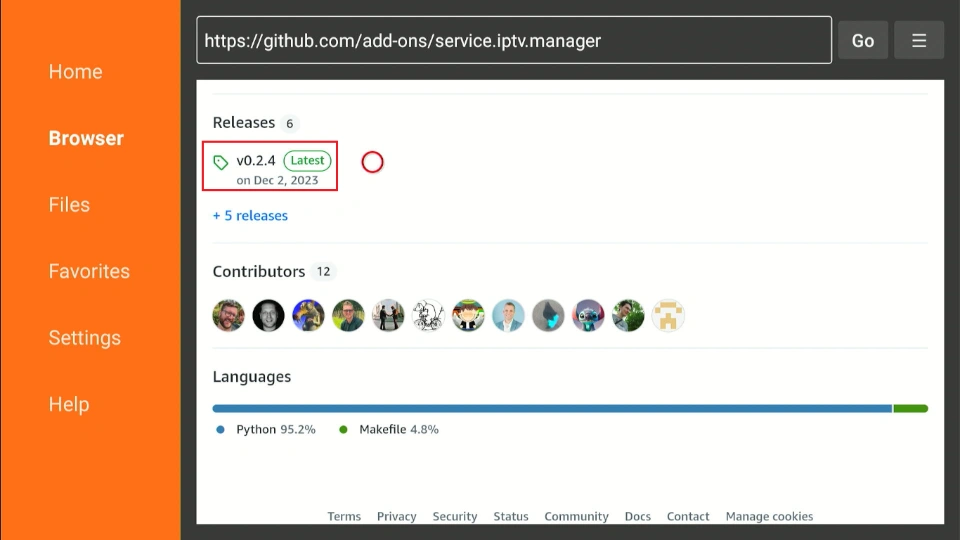 releases section